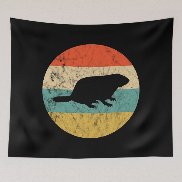 Item preview, Marmot Rodent Animal Retro Vintage Sunset Woodchuck designed and sold by KevinGardner1.