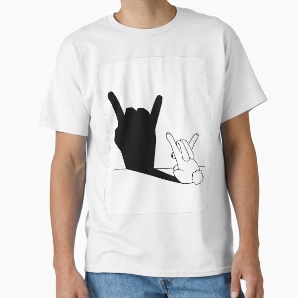Item preview, Rabbit Rock and Roll Hand Shadow designed and sold by mobiiart.