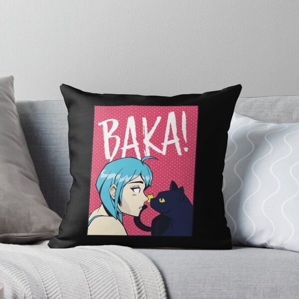 Item preview, Funny Kawaii Baka Cat Slap - Funny Japanese Anime Meme   designed and sold by LemonMuMu.