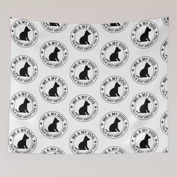 Item preview, Me & My Do Talk Shit About You-funny dog lover gift designed and sold by BRtisticDesigns.