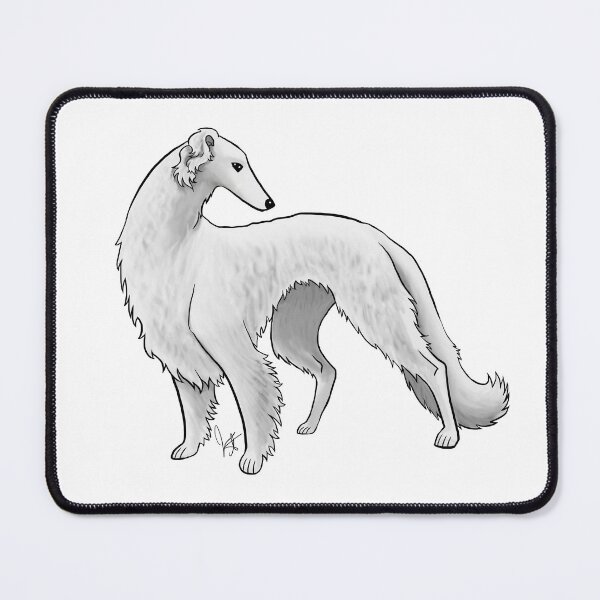 Item preview, Dog - Borzoi - White designed and sold by Jennifer Stolzer.