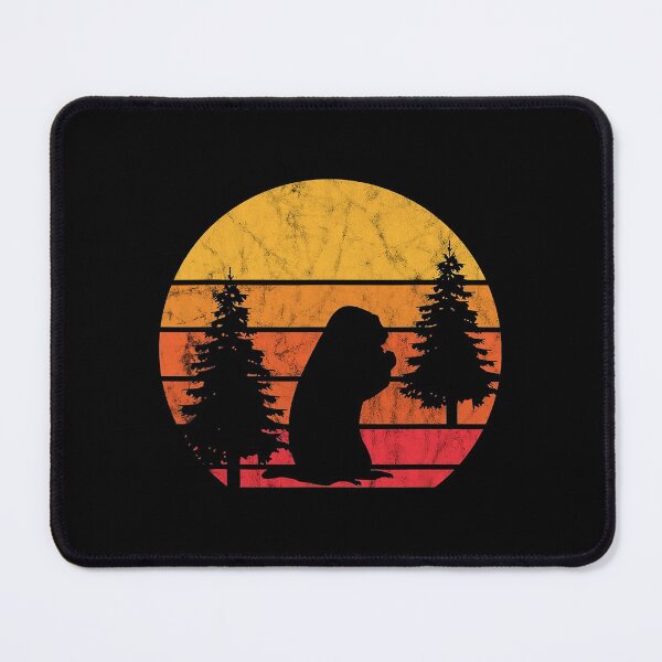 Item preview, Marmot Rodent Animal Woodchuck Retro Vintage Sunset designed and sold by KevinGardner1.