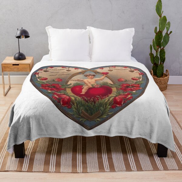 Item preview, Vintage Cherubs with Flowers Valentine designed and sold by Pinkmagenta.