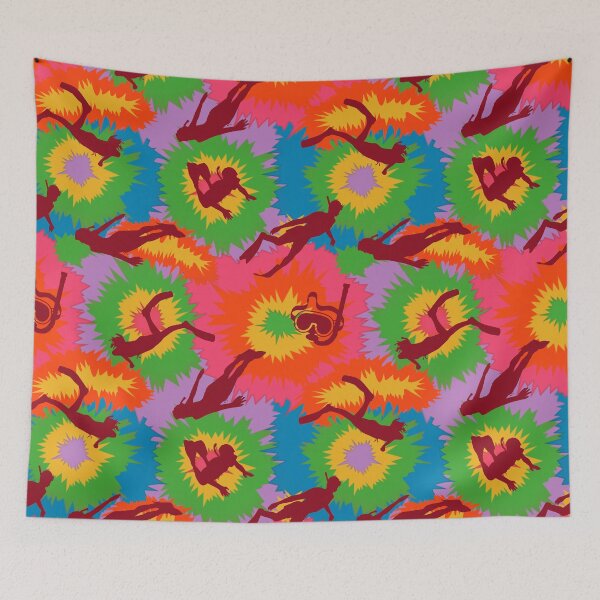 Item preview, Diving Colorful Pattern designed and sold by MobertsonArt.