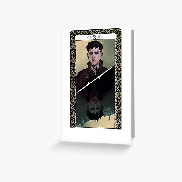 The Outsider Tarot Card Greeting Card
