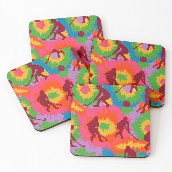 Item preview, Field Hockey Colorful Tie Dye Vector Sport Pattern  designed and sold by VickyCloset.