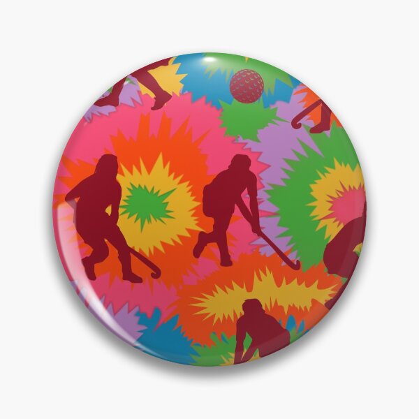 Item preview, Field Hockey Colorful Tie Dye Vector Sport Pattern  designed and sold by VickyCloset.