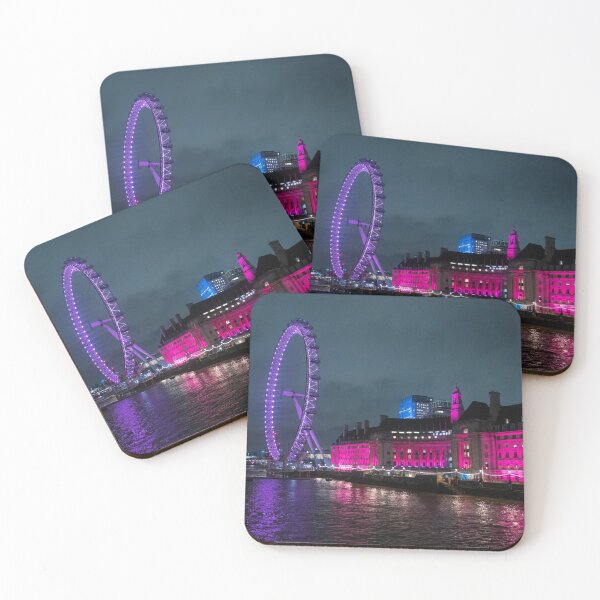 Item preview, London Eye Ferris Wheel in Blue colour designed and sold by santoshputhran.