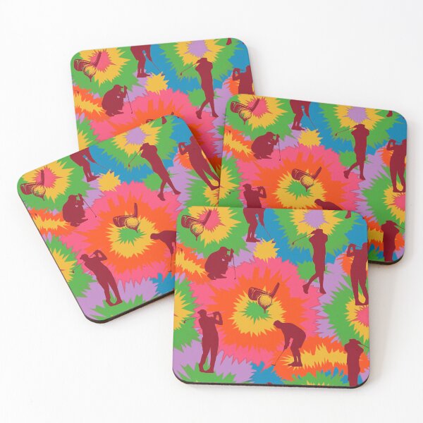 Item preview, Golf Colorful Tie Dye Vector Sport Pattern  designed and sold by VickyCloset.