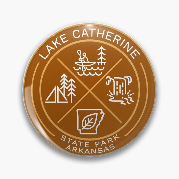 Item preview, Lake Catherine State Park Heraldic Logo designed and sold by VanyaKar.