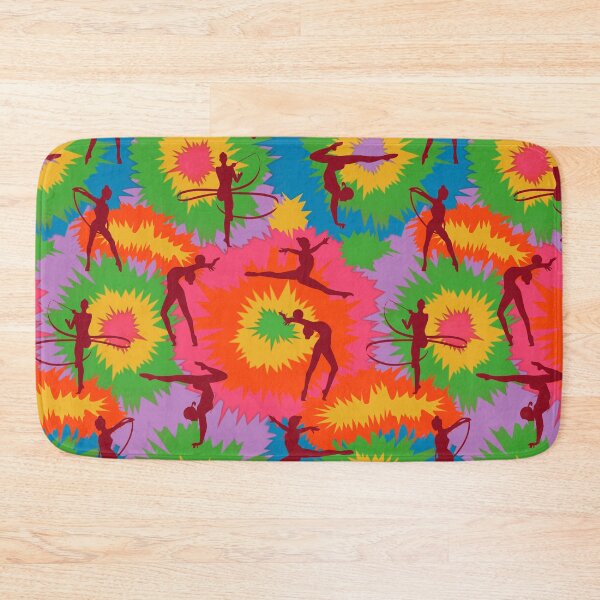 Item preview, Gymnastics Colorful Tie Dye Vector Sport Pattern  designed and sold by VickyCloset.