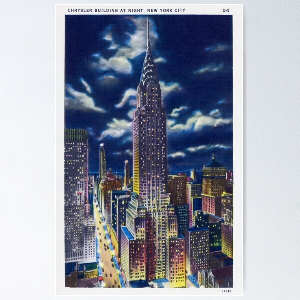 Item preview, Chrysler Building New York City at Night designed and sold by Lowtech.