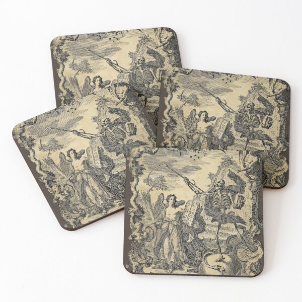 Item preview, Memento Mori: Medieval Image of Angel and Death designed and sold by monsterplanet.