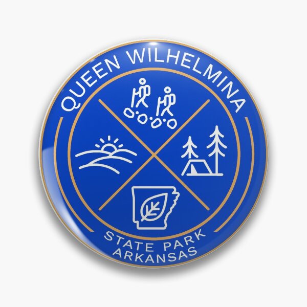 Item preview, Queen Wilhelmina State Park Heraldic Logo designed and sold by VanyaKar.