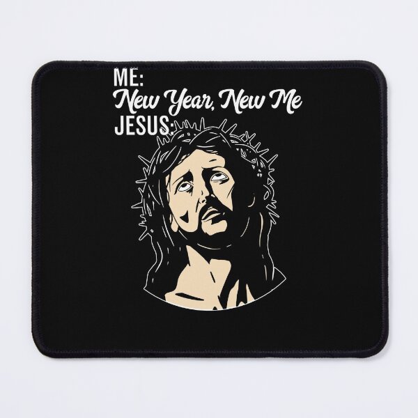 Item preview, Funny Eyerolling Jesus Meme New Year New Me Jesus Eyeroll designed and sold by wrestletoys.
