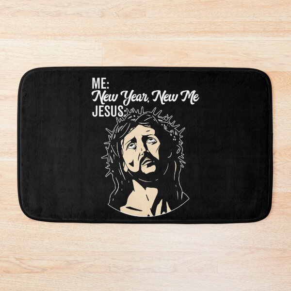 Item preview, Funny Eyerolling Jesus Meme New Year New Me Jesus Eyeroll designed and sold by wrestletoys.