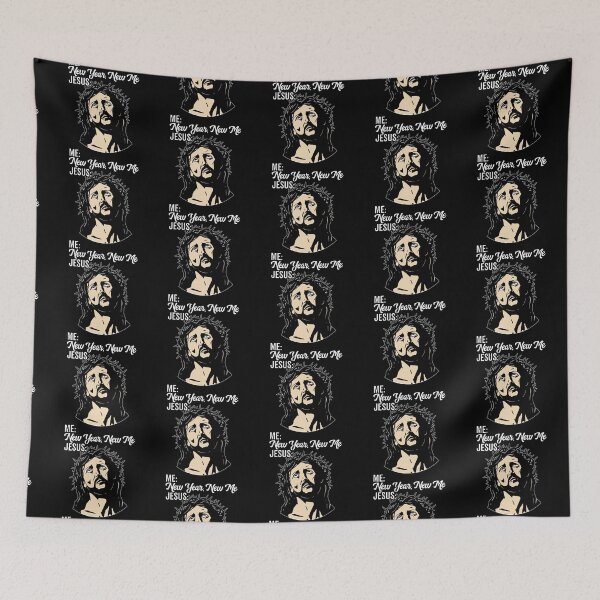 Item preview, Funny Eyerolling Jesus Meme New Year New Me Jesus Eyeroll designed and sold by wrestletoys.