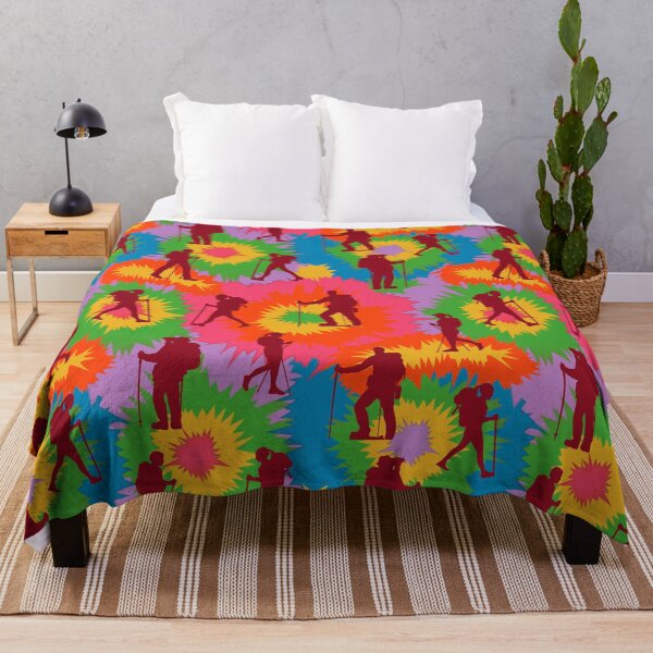 Item preview, Hiking Colorful Tie Dye Vector Sport Pattern  designed and sold by VickyCloset.