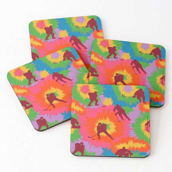 Item preview,  Ice Hockey Colorful Tie Dye Vector Sport Pattern  designed and sold by VickyCloset.