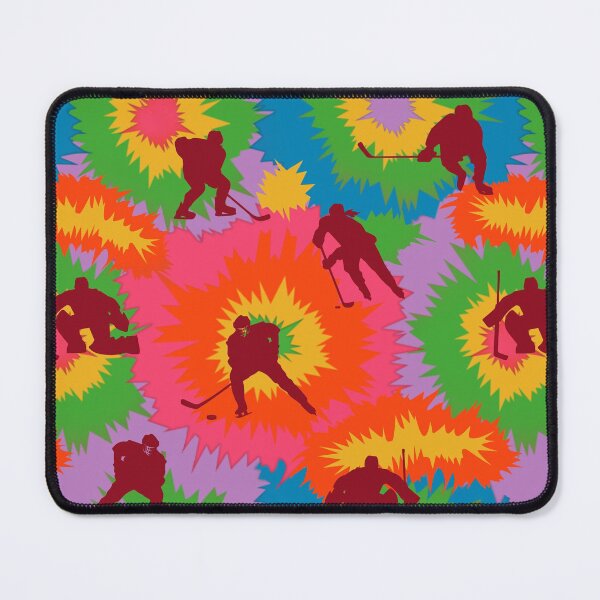 Item preview, Ice Hockey Colorful Tie Dye Vector Sport Pattern designed and sold by VickyCloset.