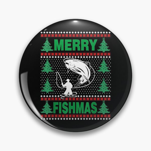 Item preview, Merry Fishmas Funny Fishing Ugly Christmas designed and sold by abbottdominic.