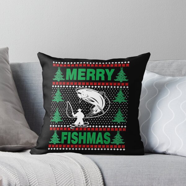 Item preview, Merry Fishmas Funny Fishing Ugly Christmas designed and sold by abbottdominic.