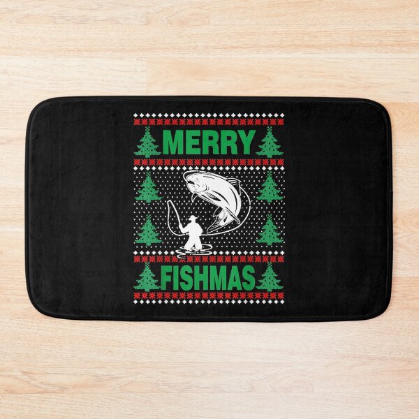 Item preview, Merry Fishmas Funny Fishing Ugly Christmas designed and sold by abbottdominic.