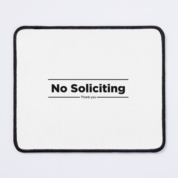 Item preview, No Soliciting Thank You Sign designed and sold by tecoprint.