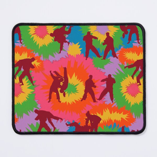 Item preview, Jiu Jitsu Colorful Tie Dye Vector Sport Pattern  designed and sold by VickyCloset.