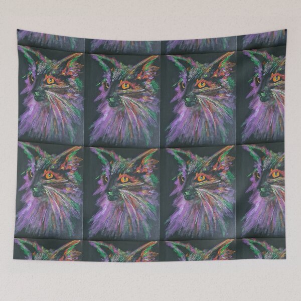 Item preview, Fluro Cat two  designed and sold by Tamara Shaw.