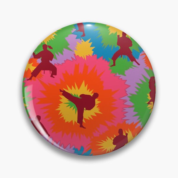 Item preview, Karate Colorful Tie Dye Vector Sport Pattern  designed and sold by VickyCloset.
