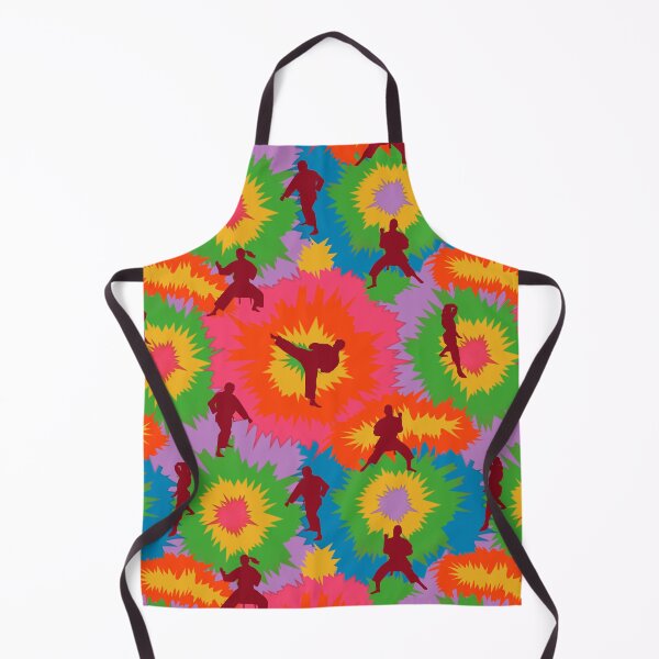 Item preview, Karate Colorful Tie Dye Vector Sport Pattern designed and sold by VickyCloset.