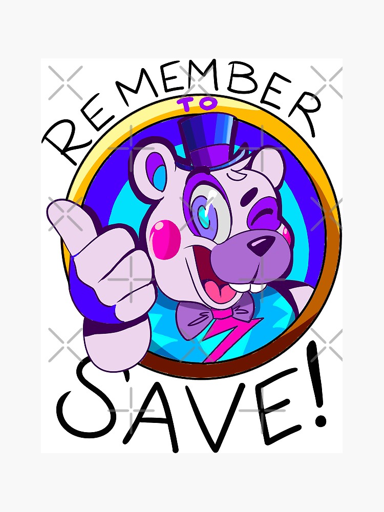 Five Nights At Freddy's Security Breach - HELPY Art Board Print