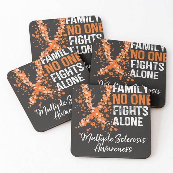 Item preview, In This Family No One Fights Alone Shirt Multiple Sclerosis designed and sold by larowfg.