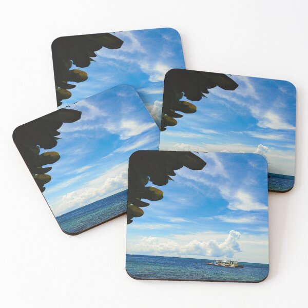 Item preview, sea, clouds, and boats designed and sold by MarvelousMau.