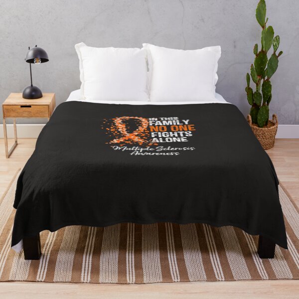 Item preview, In This Family No One Fights Alone Shirt Multiple Sclerosis designed and sold by larowfg.