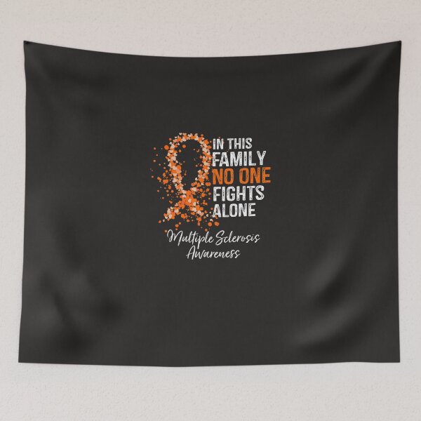 Item preview, In This Family No One Fights Alone Shirt Multiple Sclerosis designed and sold by larowfg.