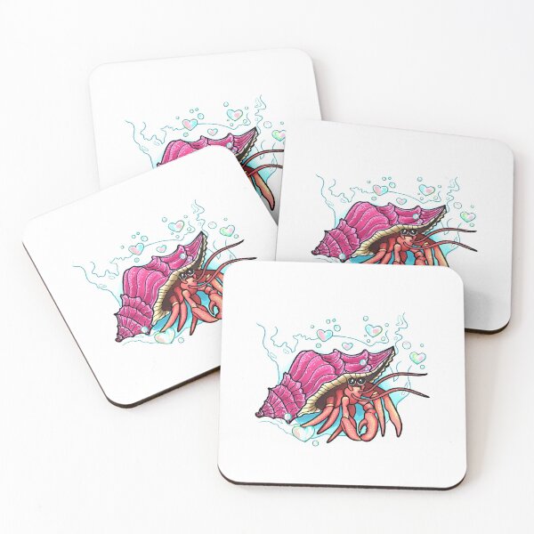 Item preview, Hermit crab being cute in ocean  designed and sold by OlivesOilyStore.