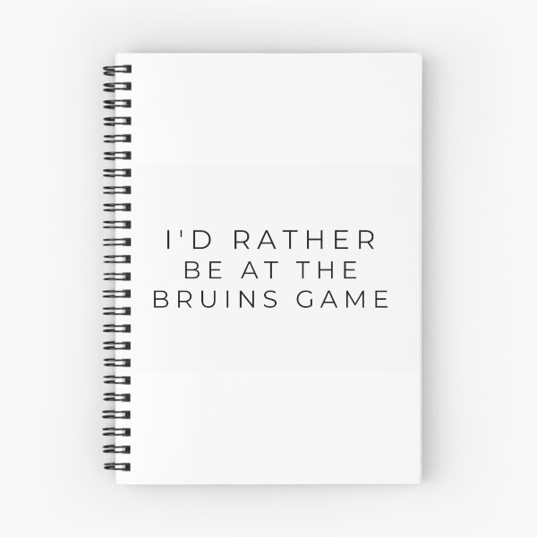 Item preview, I'd rather be at the Bruins game designed and sold by adf-work.