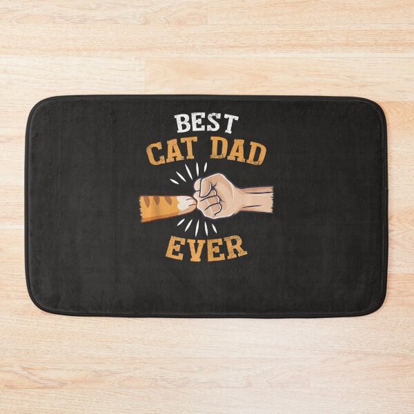 Item preview, Mens Mens Best Cat Dad Ever T-shirt Paw Fist Bump Tank Top designed and sold by larowfg.
