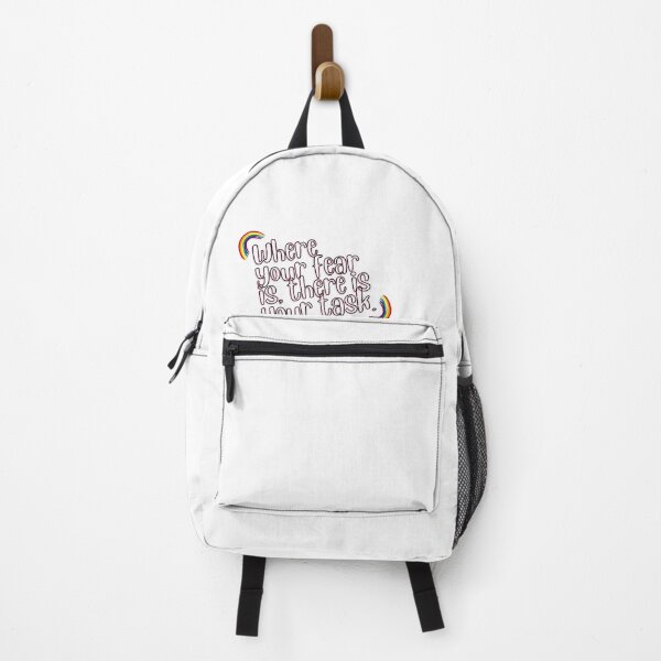 Item preview, “Where your fear is, there is your task.” designed and sold by storeAN.