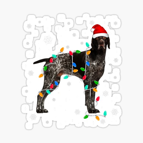 Item preview, Cute German Shorthaired Santa Hat designed and sold by saragrant39.