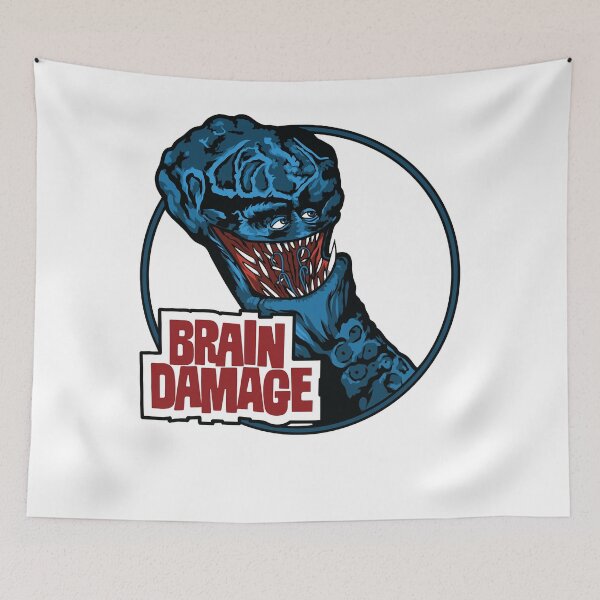 Item preview, Brains Funny Damaged designed and sold by EliGWhiteIii7.