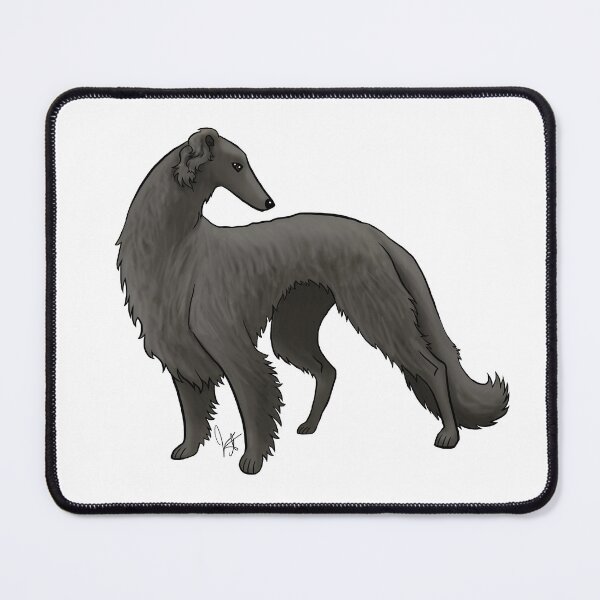 Item preview, Dog - Borzoi - Black designed and sold by Jennifer Stolzer.