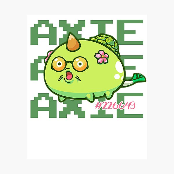 Item preview, Axie Infinity Digital Pets Plant Class AXS Crypto to The Moon designed and sold by TrendySisters.