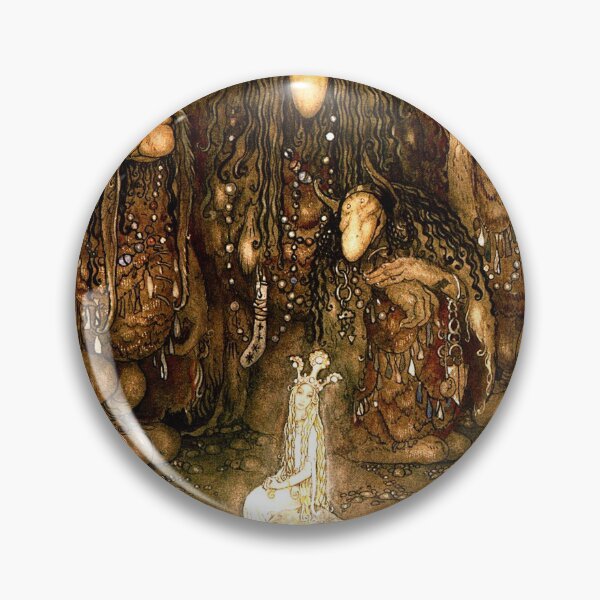 Item preview, Princess in Troll cave - John Bauer designed and sold by RPGHaven.