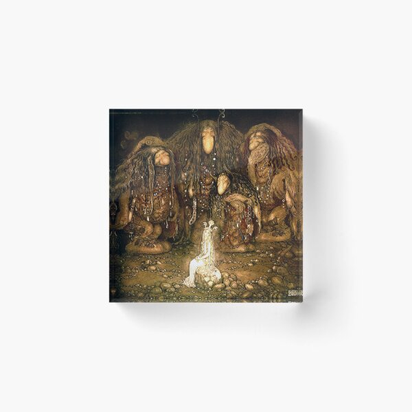 Item preview, Princess in Troll cave - John Bauer designed and sold by RPGHaven.