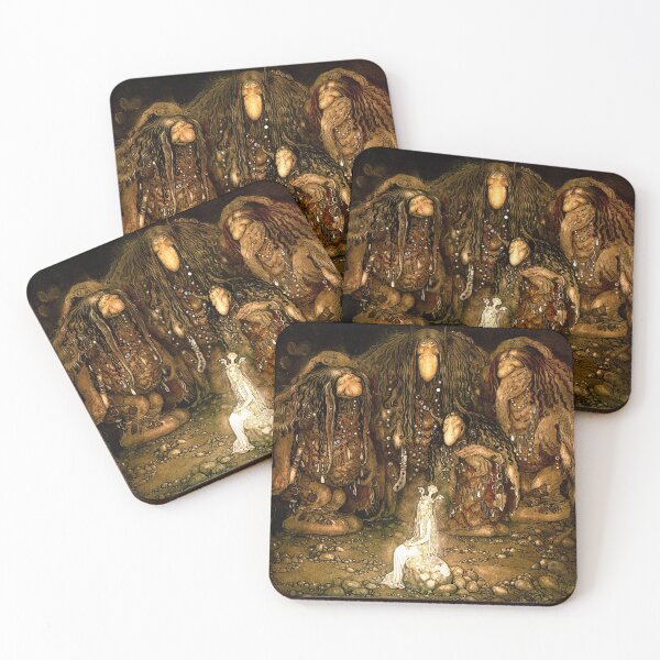 Item preview, Princess in Troll cave - John Bauer designed and sold by RPGHaven.