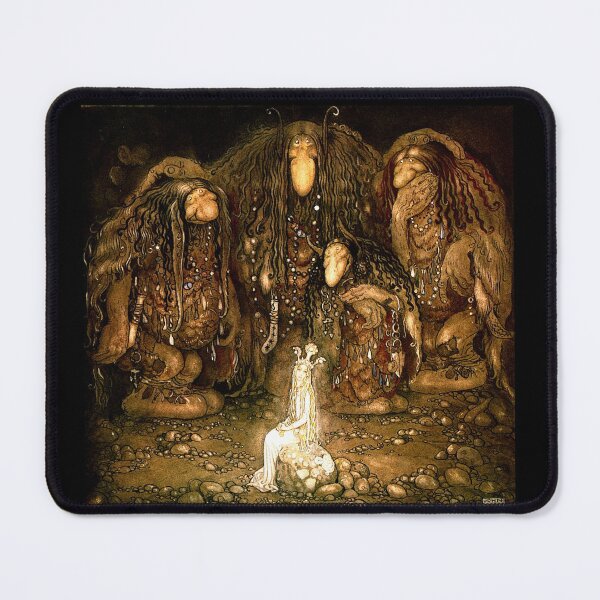 Item preview, Princess in Troll cave - John Bauer designed and sold by RPGHaven.