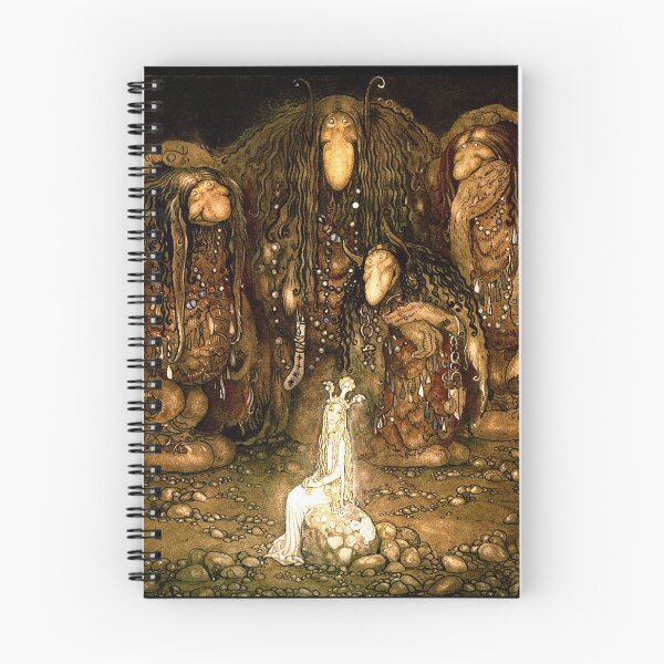 Item preview, Princess in Troll cave - John Bauer designed and sold by RPGHaven.
